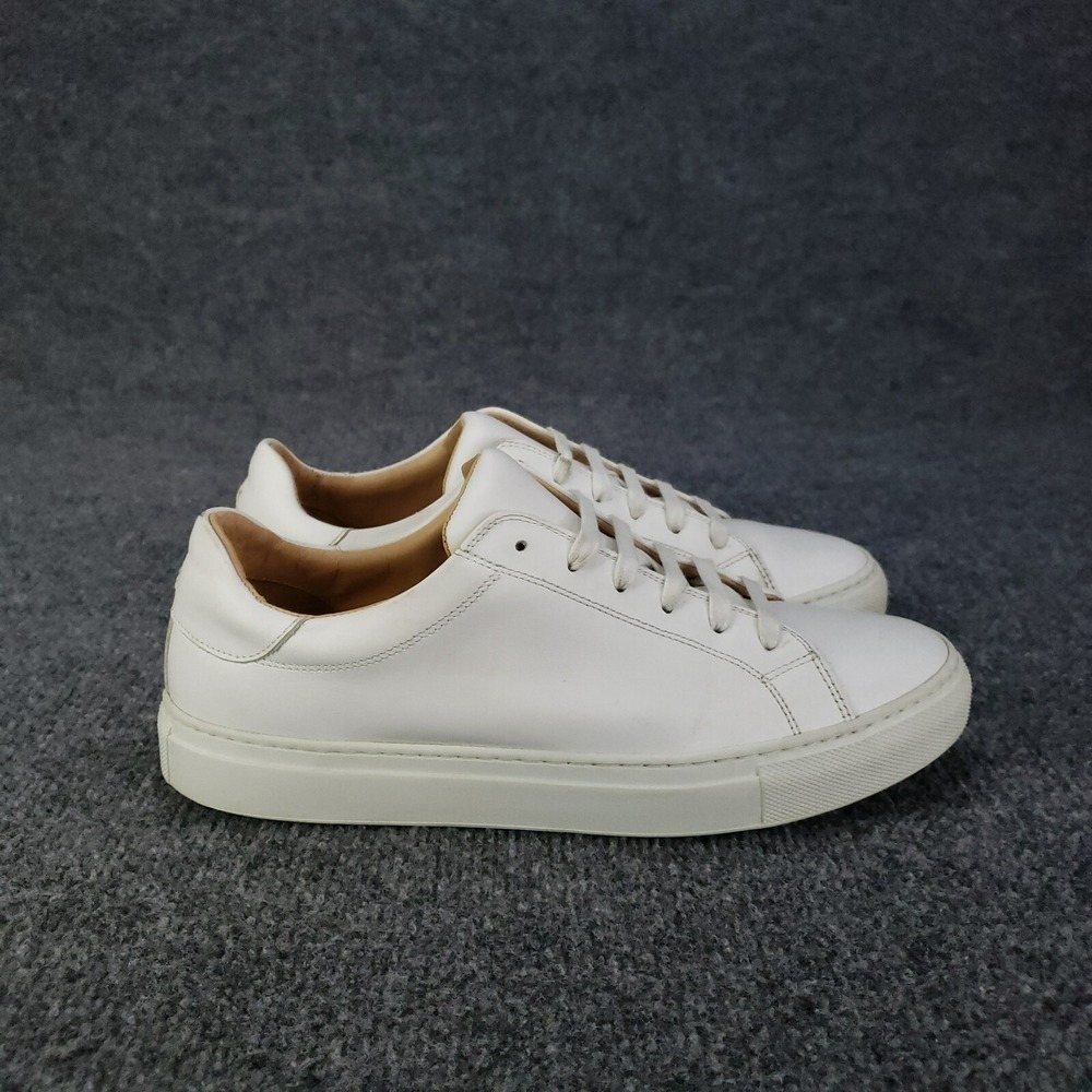 Margaux The Sneaker Women's EU 39.5 / US 9.5 White Calf Leather Handmade Shoes